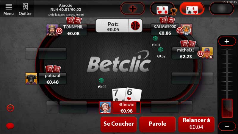Code bonus betclic poker sans depot
